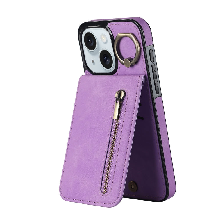 Capa para telemóvel retro com anel e fecho, compartimento para cartões RFID, para iPhone 16 Pro, para iPhone 16 Plus, para iPhone 16, para iPhone 15 Pro Max, para iPhone 15 Pro, para iPhone 15 Plus