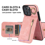 Capa para telemóvel retro com anel e fecho, compartimento para cartões RFID, para iPhone 16 Pro, para iPhone 16 Plus, para iPhone 16, para iPhone 15 Pro Max, para iPhone 15 Pro, para iPhone 15 Plus