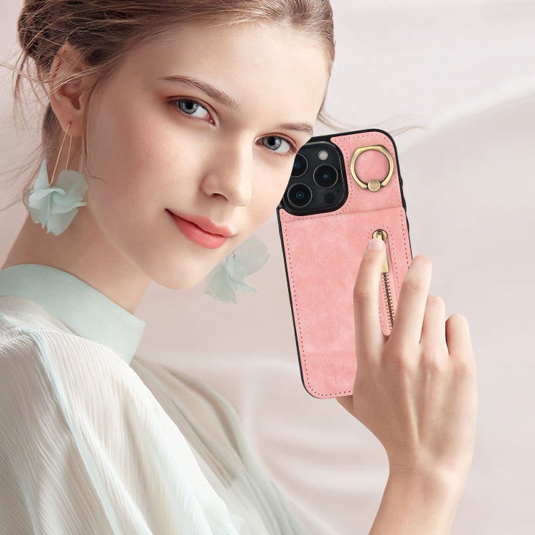 Capa para telemóvel retro com anel e fecho, compartimento para cartões RFID, para iPhone 16 Pro, para iPhone 16 Plus, para iPhone 16, para iPhone 15 Pro Max, para iPhone 15 Pro, para iPhone 15 Plus