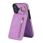 Capa para telemóvel retro com anel e fecho, compartimento para cartões RFID, para iPhone 16 Pro, para iPhone 16 Plus, para iPhone 16, para iPhone 15 Pro Max, para iPhone 15 Pro, para iPhone 15 Plus