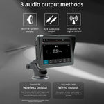 Leitor MP5 para Carro Estilo SunShade com CarPlay Sem Fios de 7 polegadas, Suporta Interconexão com Telemóvel, B5570