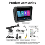 Leitor MP5 para Carro Estilo SunShade com CarPlay Sem Fios de 7 polegadas, Suporta Interconexão com Telemóvel, B5570