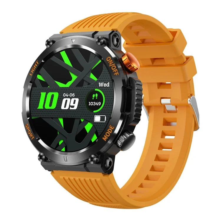 HT17 Relógio Inteligente Bluetooth Ecrã Redondo 1.46 polegadas, Suporta Monitorização de Saúde & 100+ Modos Desportivos