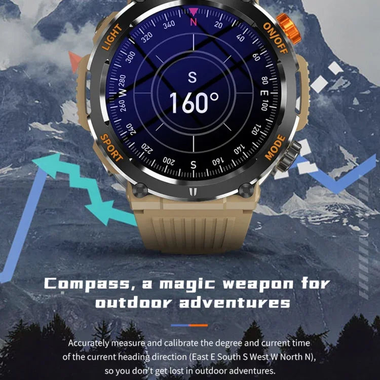 HT17 Relógio Inteligente Bluetooth Ecrã Redondo 1.46 polegadas, Suporta Monitorização de Saúde & 100+ Modos Desportivos