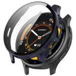 PC + Tempered Glass Film Integrated Watch Case, For Garmin Venu 3S, For Garmin Venu 3