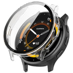 PC + Tempered Glass Film Integrated Watch Case, For Garmin Venu 3S, For Garmin Venu 3