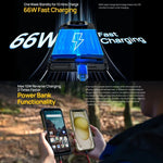 Ulefone Armor 24, telemóvel robusto, impressão digital lateral, 22000mAh, 6,78 polegadas Android 14 MediaTek Helio G96 Octa Core, Rede: 4G, NFC, Armor 24