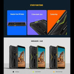 Ulefone Armor X12, telemóvel robusto, desbloqueio facial, 5,45 polegadas Android 13 Go MediaTek Helio A22 Quad Core, Rede: 4G, NFC, 3GB+32GB