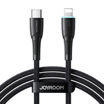 JOYROOM SA32-CL3 Série Starry Cabo de Dados de Carregamento Rápido 30W USB-C / Type-C para 8 Pinos, USB-C / Type-C para 8 Pinos