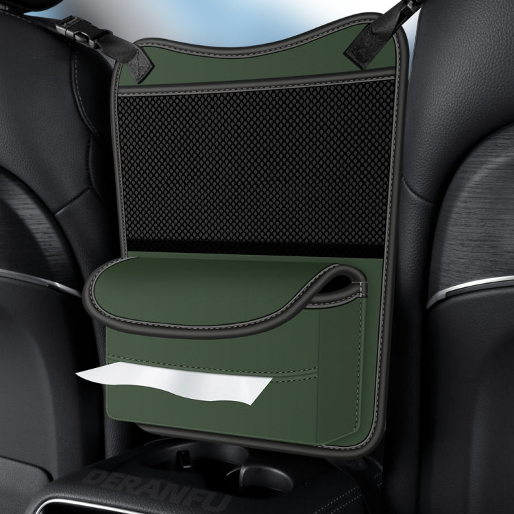 3054 Napa Texture Leather Car Center Console Storage Bag, 3054 (Olive Green), 3054 (Black), 3054 (Grey), 3054 (Brown)