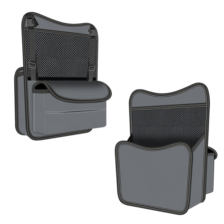 3054 Napa Texture Leather Car Center Console Storage Bag, 3054 (Olive Green), 3054 (Black), 3054 (Grey), 3054 (Brown)