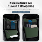 3054 Napa Texture Leather Car Center Console Storage Bag, 3054 (Olive Green), 3054 (Black), 3054 (Grey), 3054 (Brown)