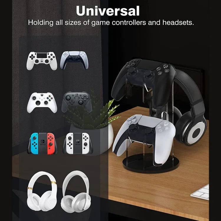 Suporte de Mesa para Auscultadores Gamepad YX029, Para PS4 / PS5