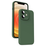 Capa para Telemóvel em Silicone Líquido Microfibra Amortecedora, Para iPhone 12, Para iPhone 12 Pro Max, Para iPhone 12 Pro