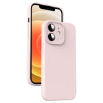 Capa para Telemóvel em Silicone Líquido Microfibra Amortecedora, Para iPhone 12, Para iPhone 12 Pro Max, Para iPhone 12 Pro