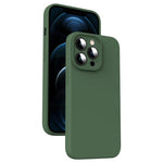Capa para Telemóvel em Silicone Líquido Microfibra Amortecedora, Para iPhone 12, Para iPhone 12 Pro Max, Para iPhone 12 Pro