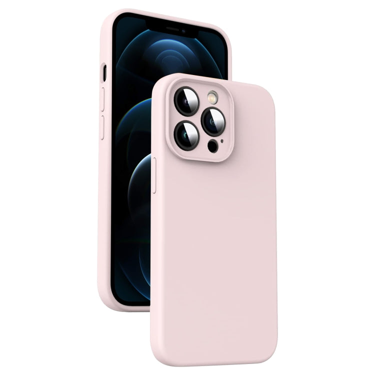 Capa para Telemóvel em Silicone Líquido Microfibra Amortecedora, Para iPhone 12, Para iPhone 12 Pro Max, Para iPhone 12 Pro