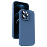 Capa para Telemóvel em Silicone Líquido Microfibra Amortecedora, Para iPhone 12, Para iPhone 12 Pro Max, Para iPhone 12 Pro
