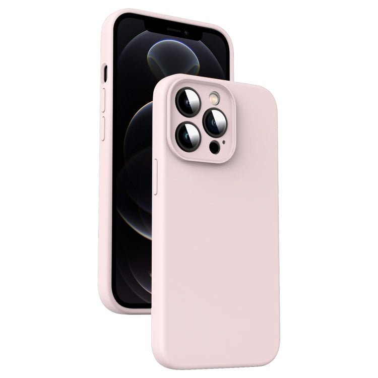Capa para Telemóvel em Silicone Líquido Microfibra Amortecedora, Para iPhone 12, Para iPhone 12 Pro Max, Para iPhone 12 Pro