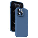 Capa para Telemóvel em Silicone Líquido Microfibra Amortecedora, Para iPhone 12, Para iPhone 12 Pro Max, Para iPhone 12 Pro