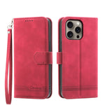 Capa para telemóvel Dierfeng Dream Line TPU híbrida em pele PU, para iPhone 17 Pro Max, para iPhone 17 Pro, para iPhone 17, para iPhone Air, para iPhone 16e, para iPhone 16 Pro Max, para iPhone 16 Pro, para iPhone 16 Plus