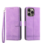 Capa para telemóvel Dierfeng Dream Line TPU híbrida em pele PU, para iPhone 17 Pro Max, para iPhone 17 Pro, para iPhone 17, para iPhone Air, para iPhone 16e, para iPhone 16 Pro Max, para iPhone 16 Pro, para iPhone 16 Plus