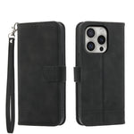 Capa para telemóvel Dierfeng Dream Line TPU híbrida em pele PU, para iPhone 17 Pro Max, para iPhone 17 Pro, para iPhone 17, para iPhone Air, para iPhone 16e, para iPhone 16 Pro Max, para iPhone 16 Pro, para iPhone 16 Plus