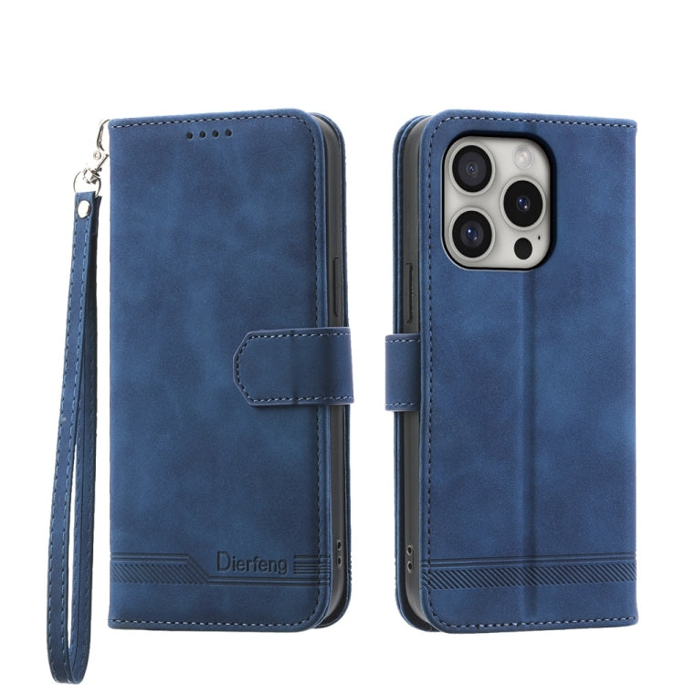 Capa para telemóvel Dierfeng Dream Line TPU híbrida em pele PU, para iPhone 17 Pro Max, para iPhone 17 Pro, para iPhone 17, para iPhone Air, para iPhone 16e, para iPhone 16 Pro Max, para iPhone 16 Pro, para iPhone 16 Plus