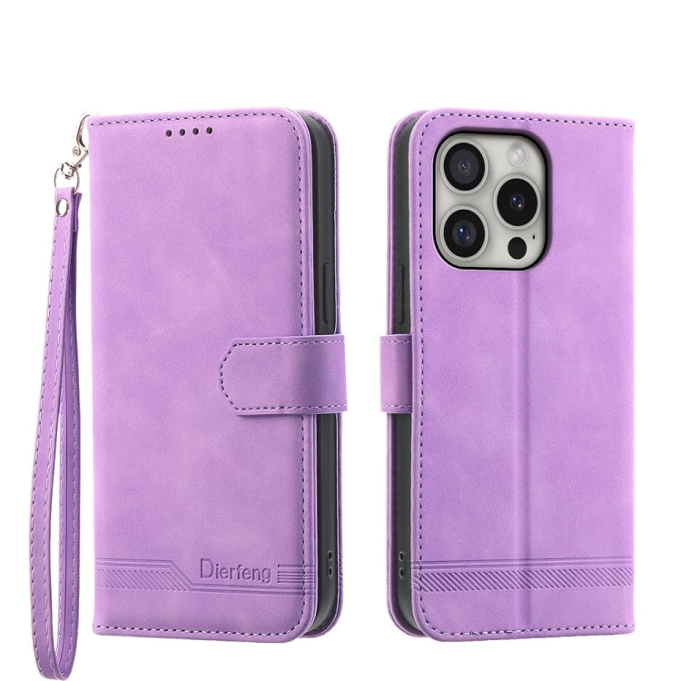 Capa para telemóvel Dierfeng Dream Line TPU híbrida em pele PU, para iPhone 17 Pro Max, para iPhone 17 Pro, para iPhone 17, para iPhone Air, para iPhone 16e, para iPhone 16 Pro Max, para iPhone 16 Pro, para iPhone 16 Plus