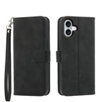 Capa para telemóvel Dierfeng Dream Line TPU híbrida em pele PU, para iPhone 17 Pro Max, para iPhone 17 Pro, para iPhone 17, para iPhone Air, para iPhone 16e, para iPhone 16 Pro Max, para iPhone 16 Pro, para iPhone 16 Plus