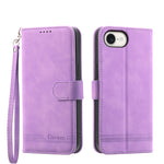 Capa para telemóvel Dierfeng Dream Line TPU híbrida em pele PU, para iPhone 17 Pro Max, para iPhone 17 Pro, para iPhone 17, para iPhone Air, para iPhone 16e, para iPhone 16 Pro Max, para iPhone 16 Pro, para iPhone 16 Plus