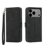Capa para telemóvel Dierfeng Dream Line TPU híbrida em pele PU, para iPhone 17 Pro Max, para iPhone 17 Pro, para iPhone 17, para iPhone Air, para iPhone 16e, para iPhone 16 Pro Max, para iPhone 16 Pro, para iPhone 16 Plus