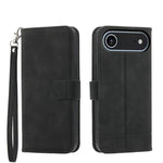 Capa para telemóvel Dierfeng Dream Line TPU híbrida em pele PU, para iPhone 17 Pro Max, para iPhone 17 Pro, para iPhone 17, para iPhone Air, para iPhone 16e, para iPhone 16 Pro Max, para iPhone 16 Pro, para iPhone 16 Plus