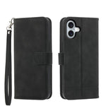 Capa para telemóvel Dierfeng Dream Line TPU híbrida em pele PU, para iPhone 17 Pro Max, para iPhone 17 Pro, para iPhone 17, para iPhone Air, para iPhone 16e, para iPhone 16 Pro Max, para iPhone 16 Pro, para iPhone 16 Plus