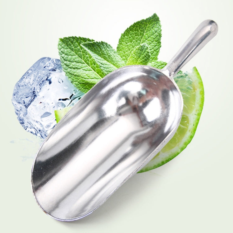 2 PCS Pá Multifuncional em Aço Inoxidável, Pá para Gelo em Liga de Alumínio, Pá para Alimentos, Colher para Chá, M
