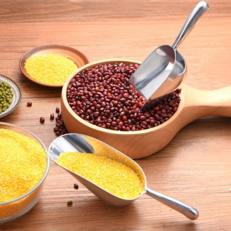 2 PCS Pá Multifuncional em Aço Inoxidável, Pá para Gelo em Liga de Alumínio, Pá para Alimentos, Colher para Chá, M