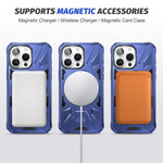 Capa Magnética Amortecedora MagSafe com Suporte de Anel, Para iPhone 12/12 Pro, Para iPhone 12 Pro Max, Para iPhone 11