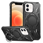 Capa Magnética Amortecedora MagSafe com Suporte de Anel, Para iPhone 12/12 Pro, Para iPhone 12 Pro Max, Para iPhone 11