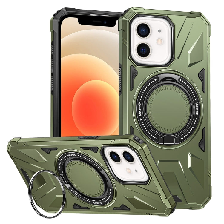 Capa Magnética Amortecedora MagSafe com Suporte de Anel, Para iPhone 12/12 Pro, Para iPhone 12 Pro Max, Para iPhone 11