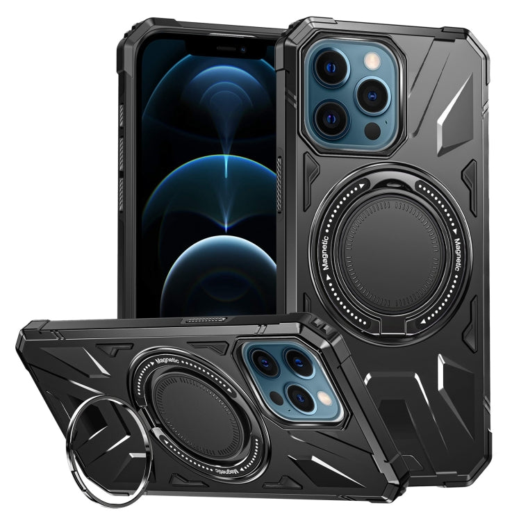 Capa Magnética Amortecedora MagSafe com Suporte de Anel, Para iPhone 12/12 Pro, Para iPhone 12 Pro Max, Para iPhone 11