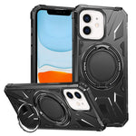 Capa Magnética Amortecedora MagSafe com Suporte de Anel, Para iPhone 12/12 Pro, Para iPhone 12 Pro Max, Para iPhone 11