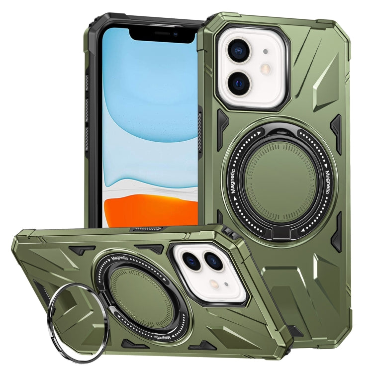 Capa Magnética Amortecedora MagSafe com Suporte de Anel, Para iPhone 12/12 Pro, Para iPhone 12 Pro Max, Para iPhone 11