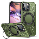 Capa magnética MagSafe anti-impactos com suporte de anel, para iPhone 17 Pro Max, para iPhone 17 Pro, para iPhone 17, para iPhone Air, para iPhone 16 Pro Max, para iPhone 16 Pro