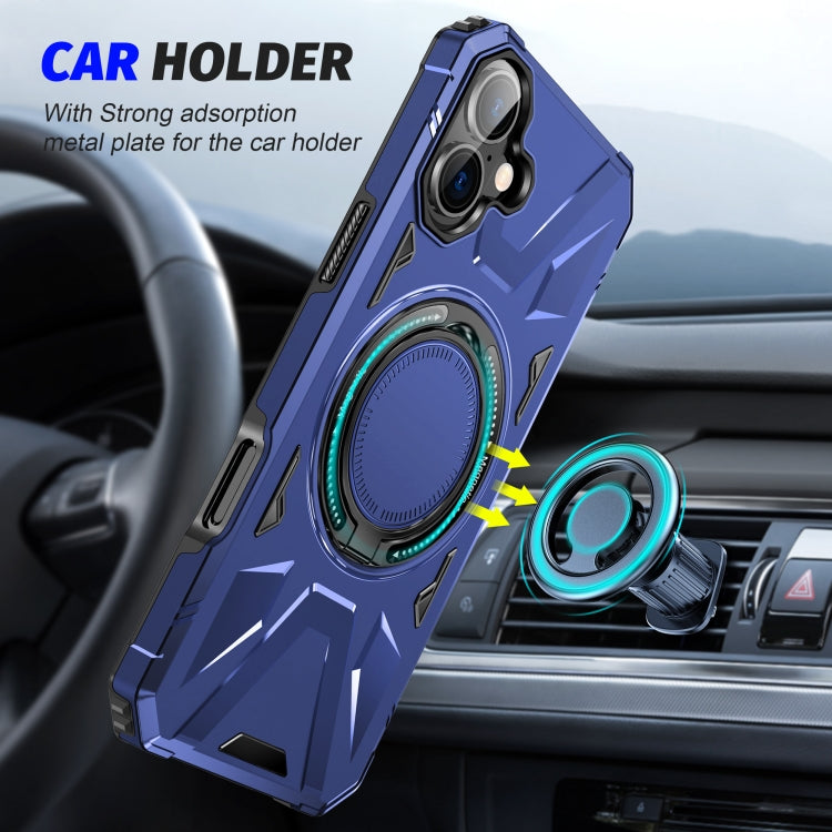 Capa magnética MagSafe anti-impactos com suporte de anel, para iPhone 16 Plus, para iPhone 16, para iPhone 15 Pro Max, para iPhone 15 Pro, para iPhone 15 Plus, para iPhone 15