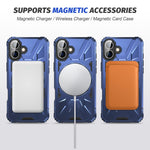 Capa magnética MagSafe anti-impactos com suporte de anel, para iPhone 16 Plus, para iPhone 16, para iPhone 15 Pro Max, para iPhone 15 Pro, para iPhone 15 Plus, para iPhone 15