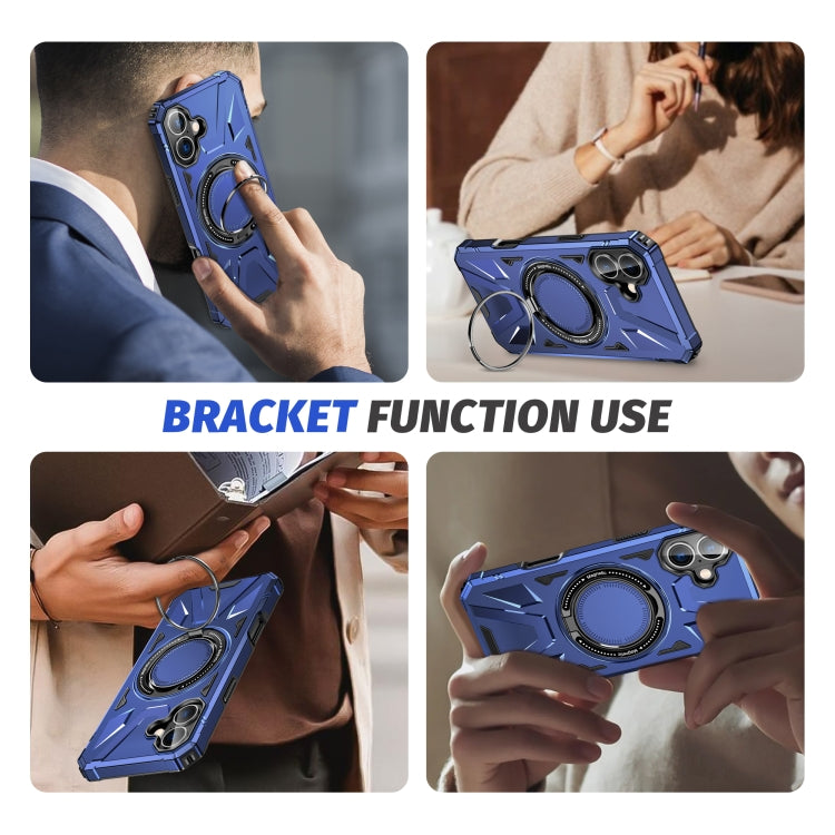 Capa magnética MagSafe anti-impactos com suporte de anel, para iPhone 16 Plus, para iPhone 16, para iPhone 15 Pro Max, para iPhone 15 Pro, para iPhone 15 Plus, para iPhone 15