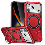 Capa magnética MagSafe anti-impactos com suporte de anel, para iPhone 17 Pro Max, para iPhone 17 Pro, para iPhone 17, para iPhone Air, para iPhone 16 Pro Max, para iPhone 16 Pro