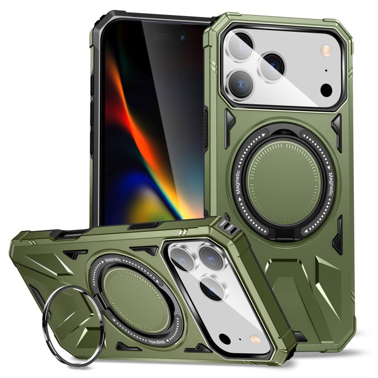 Capa magnética MagSafe anti-impactos com suporte de anel, para iPhone 17 Pro Max, para iPhone 17 Pro, para iPhone 17, para iPhone Air, para iPhone 16 Pro Max, para iPhone 16 Pro