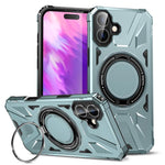 Capa magnética MagSafe anti-impactos com suporte de anel, para iPhone 17 Pro Max, para iPhone 17 Pro, para iPhone 17, para iPhone Air, para iPhone 16 Pro Max, para iPhone 16 Pro