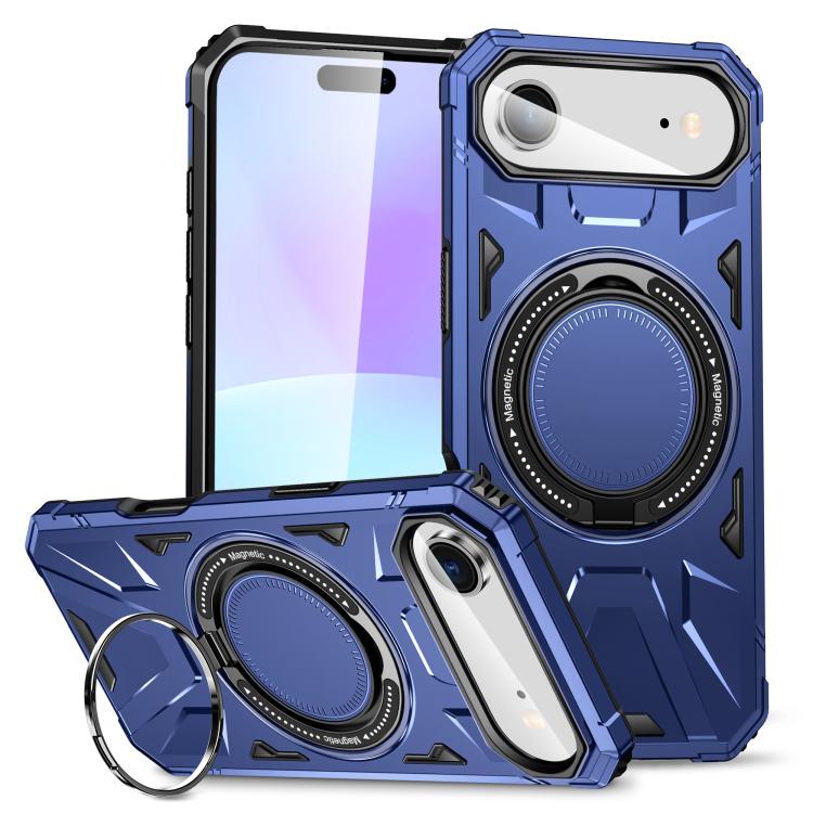 Capa magnética MagSafe anti-impactos com suporte de anel, para iPhone 17 Pro Max, para iPhone 17 Pro, para iPhone 17, para iPhone Air, para iPhone 16 Pro Max, para iPhone 16 Pro